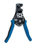 Heavy Duty Automatic Wire Cutter And Stripper For 8 To 20 AWG Solid And 10 To 22 AWG Stranded Wire with ergonomic grips, front view