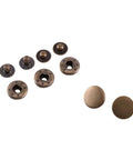 15mm Antique Brass Snap Fasteners Kit With Fixing Tools, 30 Sets For Leather Craft, Clothing, Handbags, Jackets, Jeans, DIY Sewing, Popper Press Stud Buttons Gear displayed parts