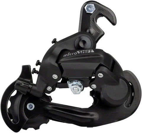 Rear Derailleur For 6 And 7 Speed Shifters With Short Cage Dropout Claw Hanger Black For Road And Mountain Bikes Durable Composite And Steel Build That Delivers Ride Ready Shifting In Any Terrain