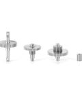 Stainless Steel 24.4 to 1 Transmission Gear Pinion Set for TRX4M Upgrade 1 to 18 RC Crawler Car CNC Machined 15g