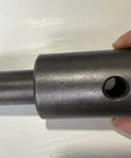 7/8 Inch Female To 3/4 Inch Male Earth Auger Adapter With Guide Pin For Power Drill Bits, steel quick connect in hand