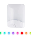 Color Changing LED Night Light With Dusk To Dawn Sensor Plug In Wall Light For Kids Bedroom Chill Vibe Home Decor 8 Color Options Solid Or Color Cycle Modes Perfect For Hallways And Bathrooms 1 Pack image showing night light and color options