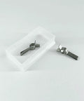 Refrigerator Icemaker Y Clip Assembly Kit With Cooling Loop Retainer For Easy DIY Replacement Stops Frost Buildup And Drips Includes Two Y Clips And One Retainer Fits DA61-12775A And Related Models AP6261443 4922147 EA12115467, two metal clips
