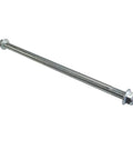 Heavy Duty Rear Axle Shaft For Pit Bike And Quad Wheel Upgrade Precision 12 Mm Diameter steel shaft with nut, ideal for dirt bikes.