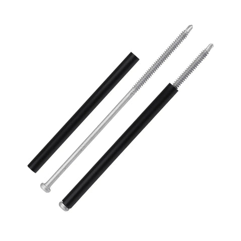 Twenty Piece Rock Solid Seven Inch Gutter Screws With Rust Resistant Metal Ferrules And Dead Simple Driving Tool For Zero Hassle Eave Gutter Fastening And No Sagging Headache Free Fix