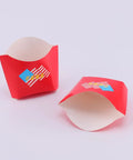 Disposable Paper Snack Boxes 100 Pack For Chips And Sweets Portable Food Packaging Containers in red, leak resistant