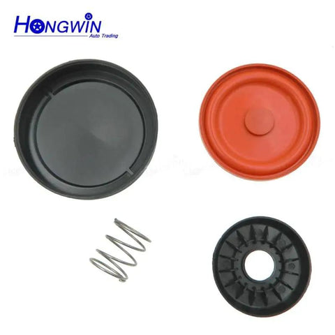 PCV Valve Cover Repair Kit With Membrane For BMW B58 Engine, includes black and red membrane, spring, durable plastic components.