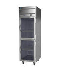 Game Changer Commercial Reach In Refrigerator Freezer Combo With 23.1 Cubic Foot Convertible Capacity dual glass doors in stainless steel.
