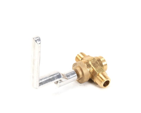 Brass Gas Valve 226104M OEM Replacement Part for Commercial Kitchen Equipment