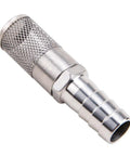 Beefy 304 Stainless Steel Hose Barb Filter With Mesh For Air Fuel And Fluids, Pressure Washer Water Suction Strainer, 19mm Inlet