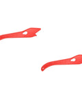 Solid Push Stick For Table Saw 2 Pack Keeps Ya Far From Spinning Blades Rugged Impact Resistant Plastic, red push sticks angled view.