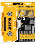 Impact Driver Bit Set With Magnetic Tough Case, 15-Piece Carbide Tipped Bits, Pro Grade And Heavy Duty Kit With Two High Strength Magnets