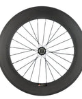 Race Ready Carbon Road Wheelset 88mm Deep Clincher 700c With 23mm Width Fits Shimano Cassettes Matte 3K Finish Toray T700 Rims