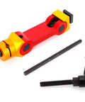 Precision Adjustable Milling Vise Stop for CNC Milling Machines, durable aluminum and cemented carbide construction