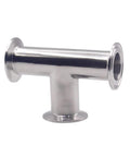 Stainless steel 304 clamp tee, 3-way sanitary fitting with 1.5in tri-clamp ends