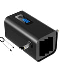 Must Have Handy Oil Transfer Pump For Cars And Motorcycles With Built-in Battery Fluid Suction Tool For Quick Engine Oil Changes On Boats And Gear, showing a portable black suction device with battery indicator.