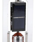 Levitating Solar Motor Educational Kit With Magnetic Levitation Tech High Speed Vertical Solar Motor For Hands On Science Projects STEM Learning And Classroom Demos Dope Tech Toy, clear acrylic, 1555 mm x 80 mm