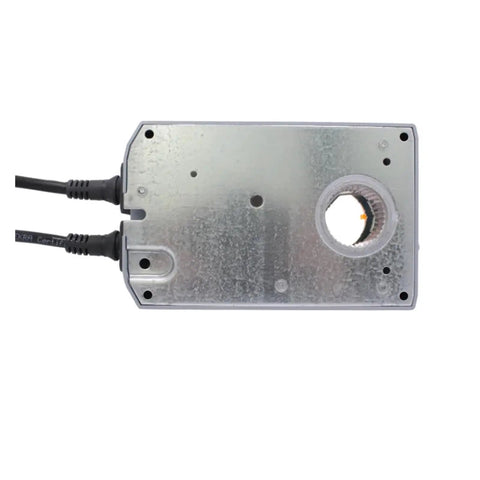 Built Like A Tank 20Nm Damper Actuator Torque Motor For Reliable HVAC Modulating Control, top view with wiring ports.