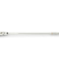 Half Inch Drive Locking Flex Head Ratchet, 120XP, full polish grip, 25 inch length, 60-tooth, side view