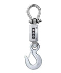 1000kg 2000 Lb Postal Scale Beefed-Up Heavy Duty Crane Scale Industrial Hanging Scale With Touch Key LCD Display And Remote Silver