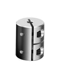 Sturdy Aluminum Spider Shaft Coupling With Rigid Motor Connector And Universal Joint Design Perfect For 3D Printer Cardan Systems In D16 Size.