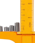 Must Have Heavy Duty Thread Repair Inserts Kit 110 Pcs Stainless Steel Wire Sleeve Inserts For Self Tapping Inner Threads M6 And M8 Automotive Repairs Damaged Hole Fix Durable Repair Kit For Cars And Trucks, stainless steel inserts next to ruler