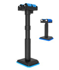 Adjustable Furniture Lifting Brackets 19cm To 44cm Height Range, black with blue accents, for cabinet installation support.