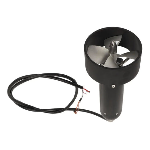 Underwater Thruster System For ROVs And RC Boats, 24-50V Brushless Motor Delivers 30kg Thrust, 4 Blade Propeller, Aluminum Alloy Casing