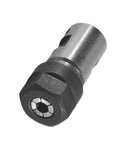 Top Tier One Piece Motor Shaft Collet Chuck Spindle Extension Rod For Milling Machines And Lathes showing side view of stainless steel construction.