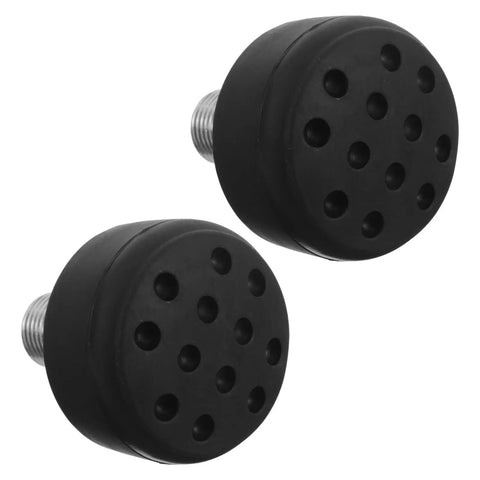 Roller Skate Toe Stops And Brake Blocks For Outdoor Quad Skating Adjustable Rubber Brake Mechanism With Non Marking Black Hex Heads 2 Piece