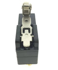 Heavy Duty Built To Last Short Hinge Roller Lever Momentary Micro Limit Switch 250V AC 15A Industrial Grade Easy Install Durable Construction Compact 2 Inch Body For Machinery Equipment And Home Workshop Projects, top view