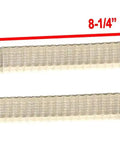 UTR FA16 K9315361035 Mini Split Filter Annual Supply Pack For Ductless AC Systems, filter dimensions shown with measurements