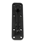 Heavy Duty Invisible Door Hinges Built Tough As Nails With Smooth Rolling 360 Degree Action And Sleek Black Coating, top view.