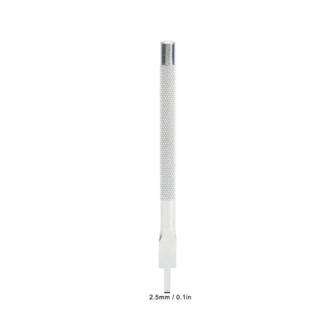 Built Dang Tough Industrial Grade High Speed Steel Prong Punch Tool And Leather Lacing Chisel Set For Precision Hole Punching, 2.5mm