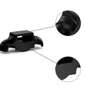 Indoor Bike Trainer Rocker Base with close-up of durable plastic construction details and fitted design for bike stability
