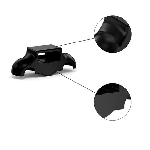 Indoor Bike Trainer Rocker Base with close-up of durable plastic construction details and fitted design for bike stability