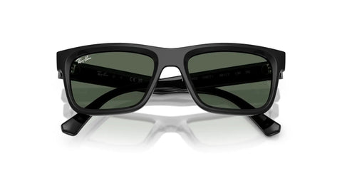 Kid Sized Warren Rectangular Sunglasses Black Frame Dark Green Lenses 49 Millimeter XX Small For Narrow Faces Durable Lightweight Frame UV 400 Protection And All Day Comfort