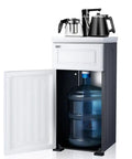 Floor Standing Water Dispenser With Hot And Cold Water, Anti Scald Rotating Faucet, Bottom Load Design, Smart Touch Controls