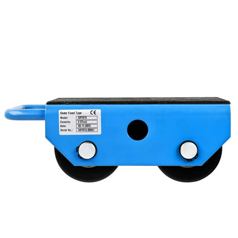 Amarite Industrial Fixed Machinery Skates Moving Heavy Equipment 5500 Lbs Capacity Nylon Rollers Smooth Glide Durable Steel Construction