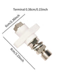 High Temp Electric Terminal Block For Copper Connectors, Detachable Junction Block Spare Part, 3.8 Mm Wire Size, 6cm, 8cm