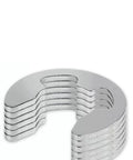 100 Pcs Stainless Steel E Clip Circlip Assorted Set For Internal And External Snap Rings M10 10mm Inner Diameter 1mm Thick