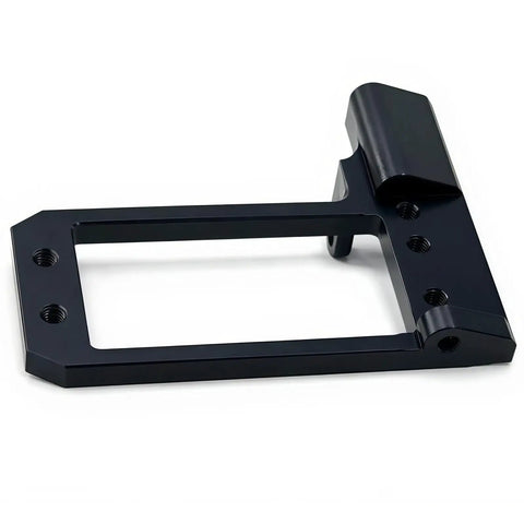Behind The Axle Servo Mount For 1/10 RC Crawler F10 Portal Axles CNC Aluminum Low CG Front Mount black structure