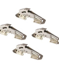 Soft Close 4 Inch Cabinet Door Hinges Set Of 4 Stainless Steel Self Closing Hardware for cabinets, wardrobes, and furniture doors