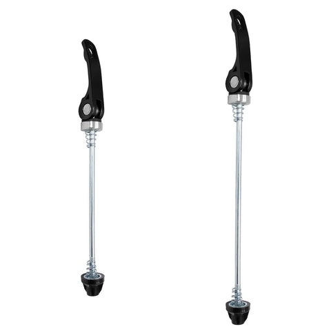 All-In-One Quick Release Bike Axle Kit For Front And Rear Hubs - 145mm Front And 185mm Rear, 1 Pair, Mountain Bike Skewers Clip Set