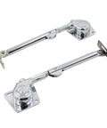 2 Pack Pneumatic Cabinet Lift Support Rods With Hydraulic Dampening Metal Head Gas Lift, zinc alloy, 18 cm extended