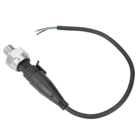 G1/4 Pressure Transducer Sensor Stainless Steel 5V Input 0.5-4.5V Output Or 0-5V Output For Water Gas Oil Systems 0-10 PSI