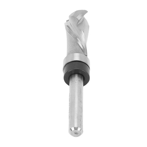 Cool Compression Spiral Router Bit With 1/4 Inch Shank for fast wood trimming, made from heavy duty tungsten steel.