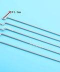 Stainless Steel Z Push Rods 1.2mm X 450mm With 4-Hole Nylon Control Horns 21X10mm For RC Airplane Boat Replacement Parts