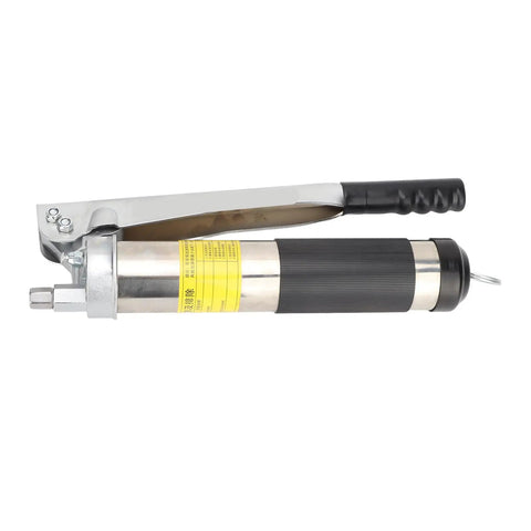 Heavy Duty Manual Grease Gun Kit With 800ml Capacity, Stainless Steel Double Gear Oiler for Vehicle Maintenance