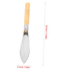Ergonomic Hand Shovel for Gardening, No-Fuss Grip, Dig Deep Spade with steel blade and wooden handle, 30.5cm long